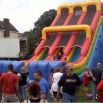 24ft dual lane slide