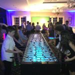16 player led foosball table