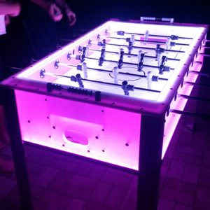 led foosball table rental