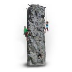 climbing rockwall