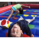 Giant carnival twister game