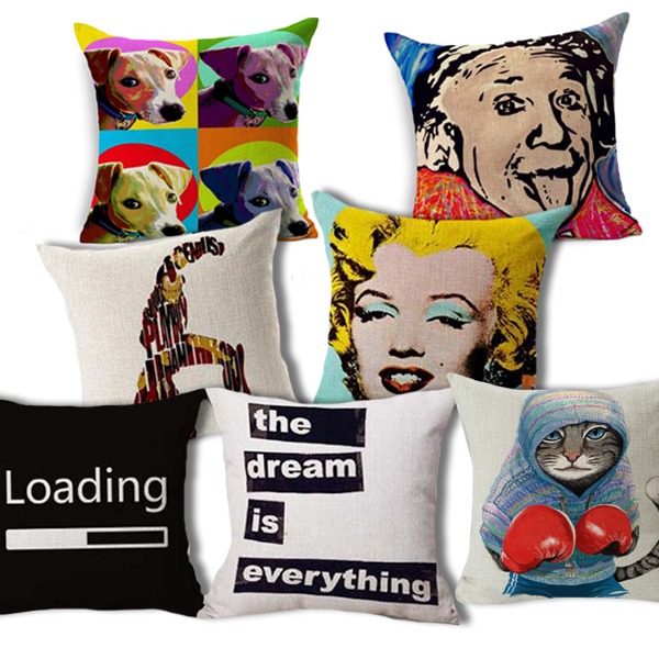Pillows of MeMe's from NY Party Works