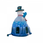 Snowman igloo bounce house
