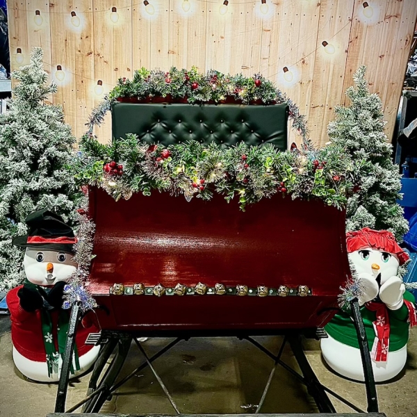 Sleigh Decorated