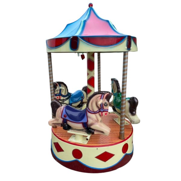 Kiddie Rides - 3 Horse Carousel