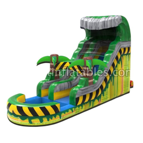 Slide - Black & Yellow Toxic Water Slide