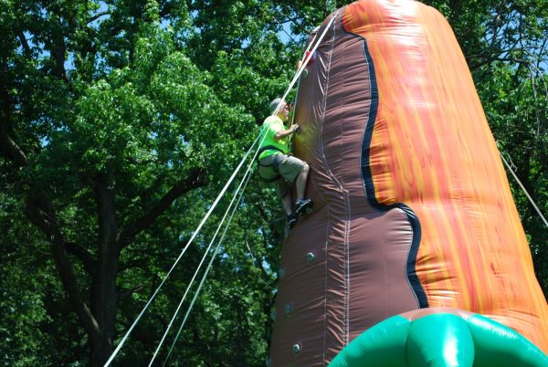 28' Inflatable Rockwall Volcano - Image 2