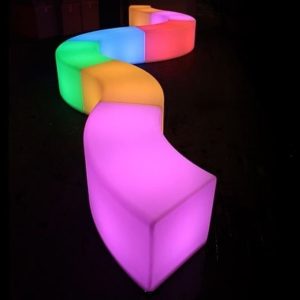 LED Snake Seating Arrangement